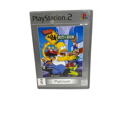 Play Station 2 The Simpsons Hit & Run Video Game 
