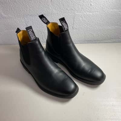  Mongrel Riding Boots Black Size UK11