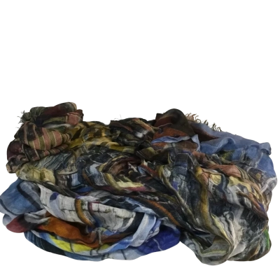 The Scarf Company Boat and Pier Scene Scarf 