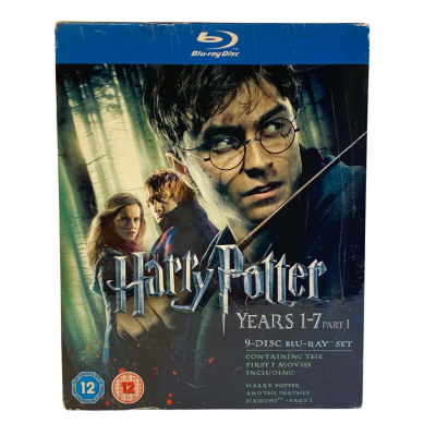 Harry Potter Years 1-7 Part 1 9 Disc Blueray Set