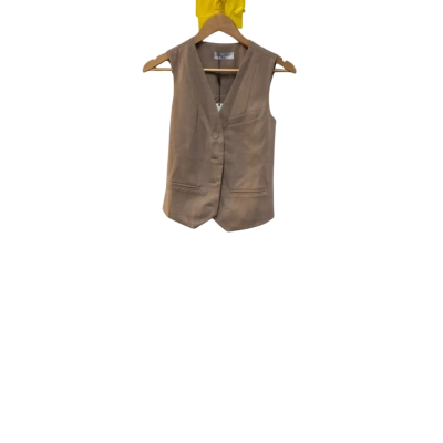 BNWT Ebby And I Womens Vest Size 10 Mocha RRP $79.95