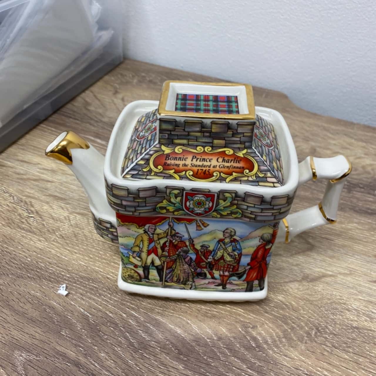 Rectangular Teapot “Bonnie Prince Charlie”-Sadler,Made in England ...