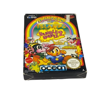 Rainbow Islands Bubble Bobble 2 NES W/ Instructions 