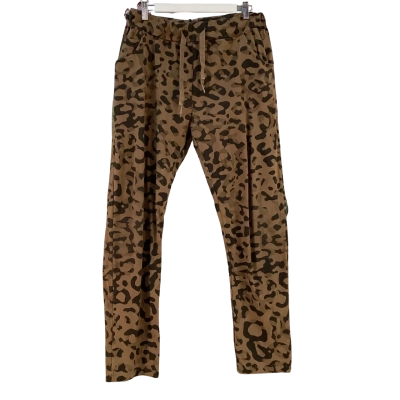 La Strada Italy Womens Size M Pants Brown 