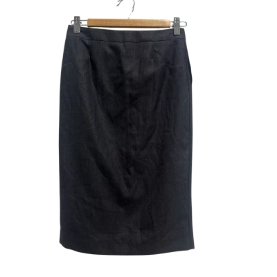  Van Heusen Women’s Classic Fit Wool-Rich Skirt in charcoal (CHAR), size 4 