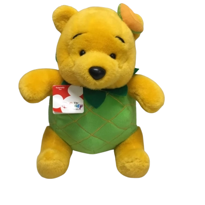 Vintage Official Disney Store Winnie The Pooh Melon 12” Plush Toy - BNWT
