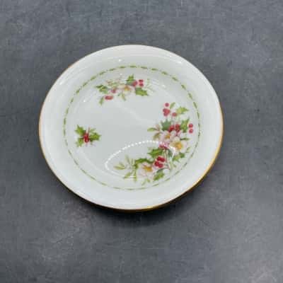 Royal Albert December Christmas Rose Trinket Dish