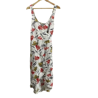 Sussan Womens  Size 18 Wrap Dress White Floral