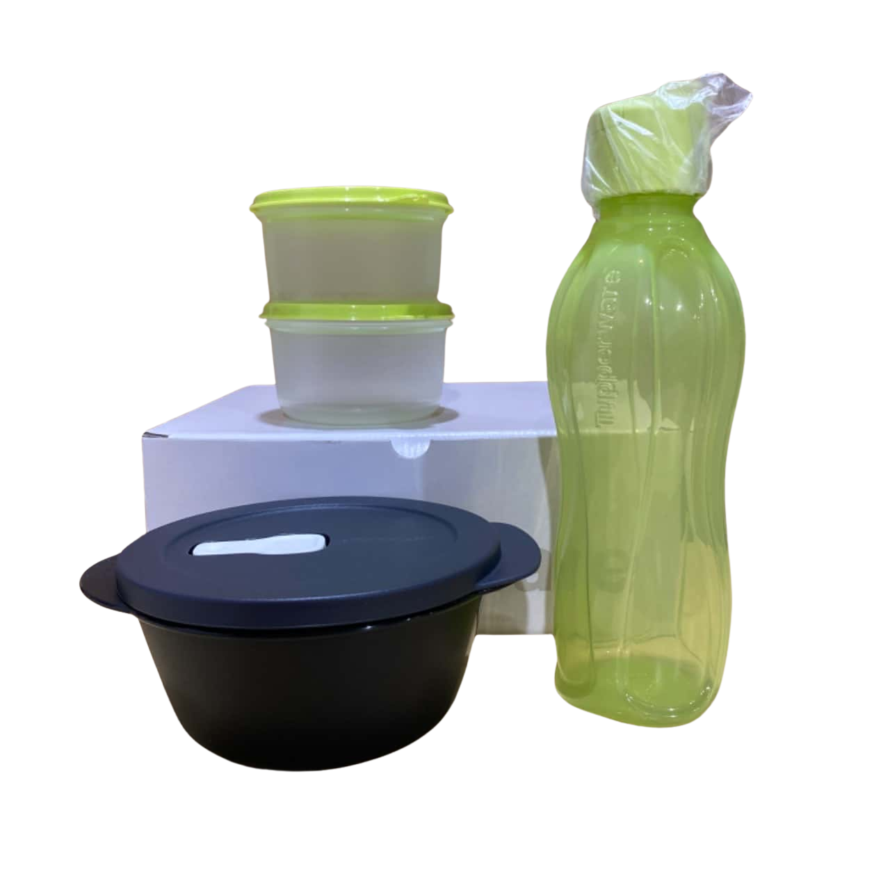 Tupperware Lunch Set Green/Black(s)