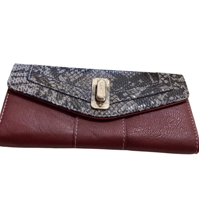 Guess Womens Purse Black  / Maroon 