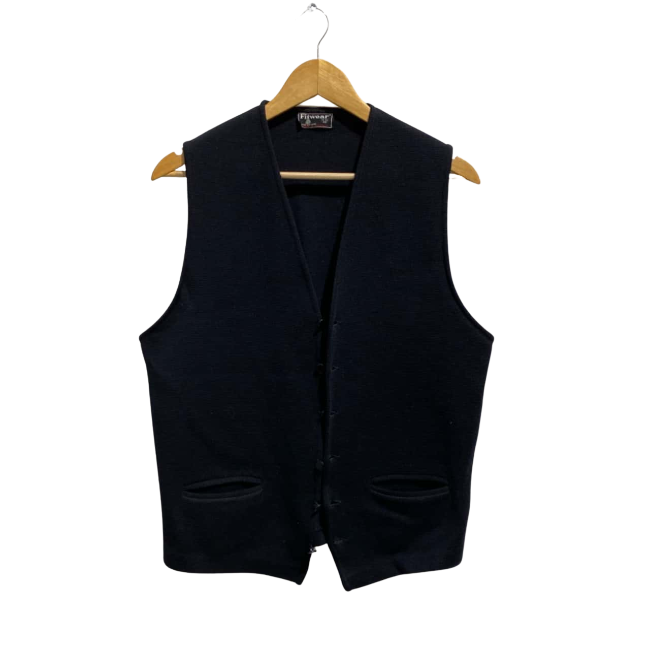 Fitwear Unisex Size 40 Vest Jacket Black (s)