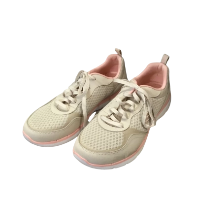 Skechers Womens  Size US8 Sneakers Natural / Pink  / White 