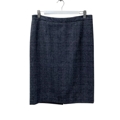 Sportscraft Womens  Size 10 Pencil Skirt Checked 30% Wool