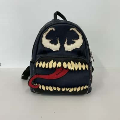 Loungefly Marvel Venom  Cosplay Womens Mini Backpack Beige / Blue / Red 