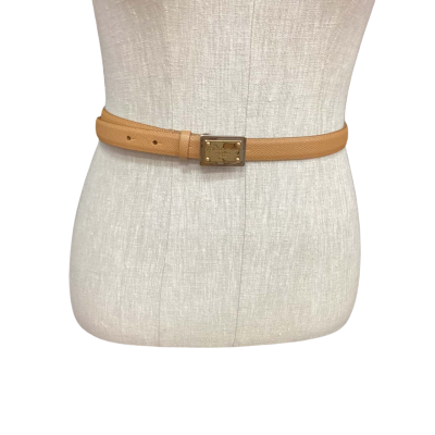  Luxurious Camel Brown Leather Belt Size 36 