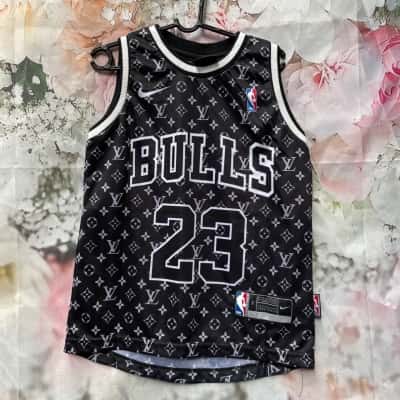 Kids NBA Basketball Jersey Black 