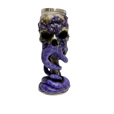 Dungeons and Dragons Mind Flayer Goblet w/ Stainless Steel Cup Halloween Goblet