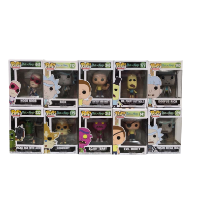 BUNDLE Of 10 POP Funko Rick And Morty Characters 
