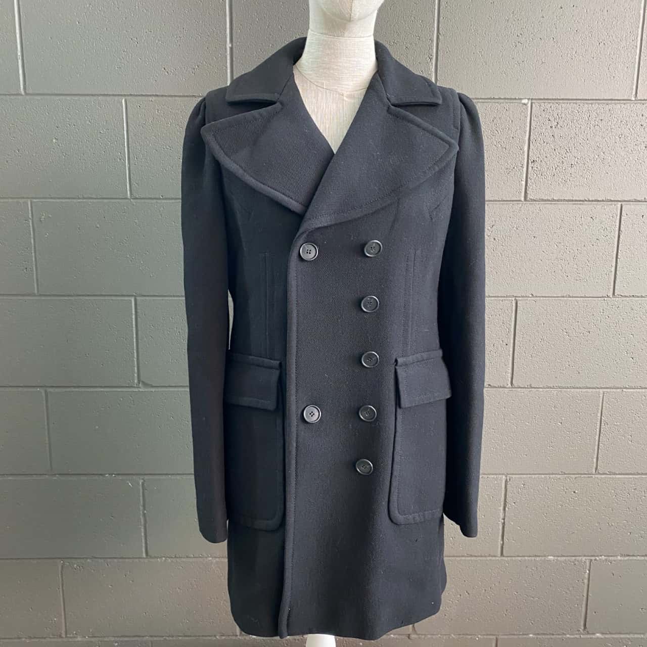 Country Road Womens Coat Size M Black (s)