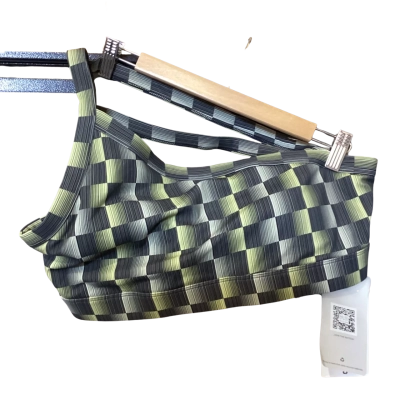 P.E Nation Womens  Size XL Sports Bra Black  / Yellow 