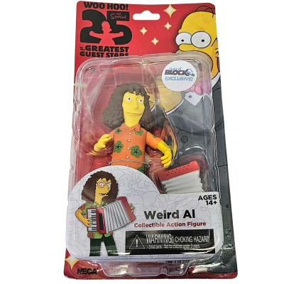 NECA Weird Al figurine from The Simpsons.