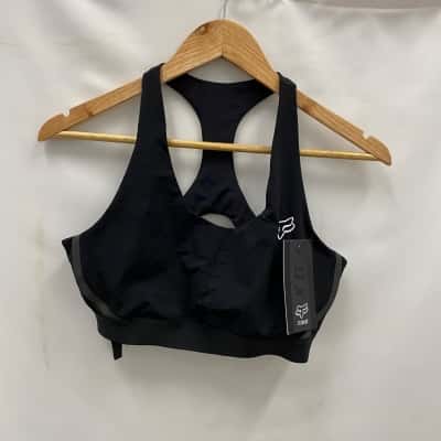 Tecbase Women's Sports Bra Size L Black  BNWT