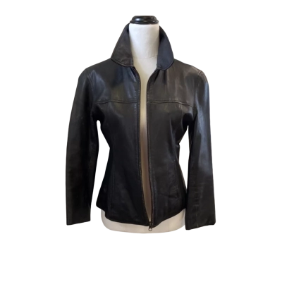  Unisex  Size S Biker Jacket Black  