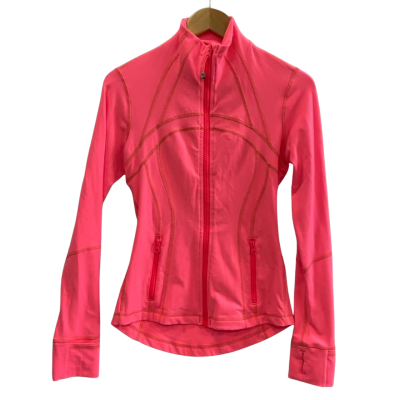 Lululemon Pink Biker Jacket Lululemon Strawberry Milkshake Pink