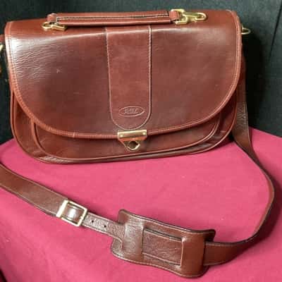  Aussie Bush Leather large satchel shoulder bag