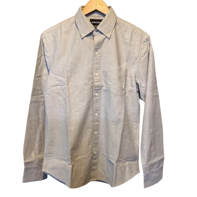 Bonobos Mens  Business Shirt / Long Sleeve Shirt Grey Size S