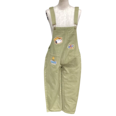  Peanuts  Size M Dungarees Khaki Green 