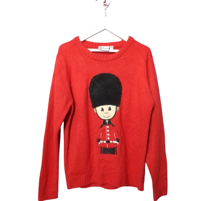 The Great British Collection Kids  Size 7-8 Red Jumper