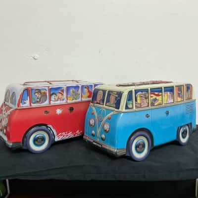 2 x Van Camper Van Collector Tins 