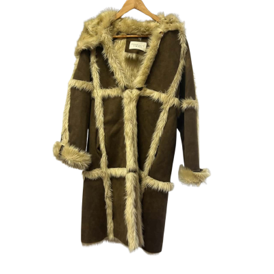 Charlotte Simone Womens Size XS Beige / Brown 