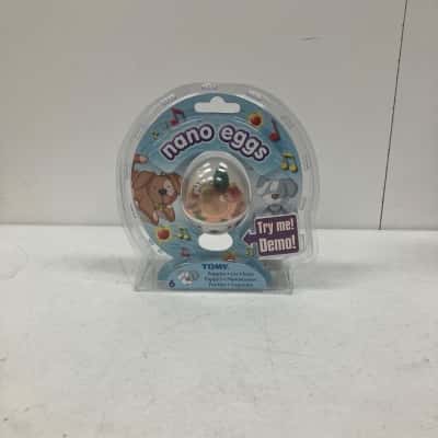 Vintage Tomy Nano Egg Puppy Interactive Toy