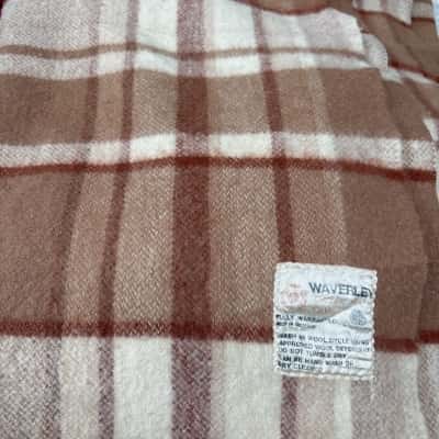 Waverley Vintage  Pure New Wool Blanket 
