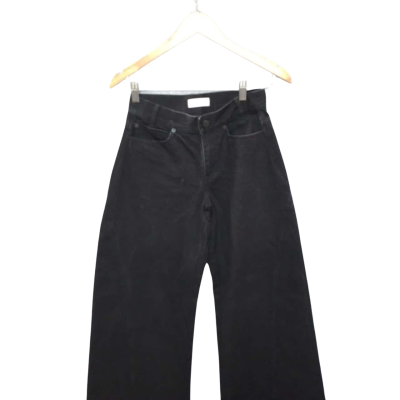 Cue Womens Wide Leg Jeans  Size 6 Black  