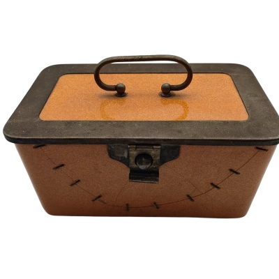 Antique Ceramic Box from Wächtersbach & WMF