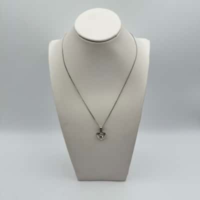 Dolphin Heart Locket Necklace Stamped 925