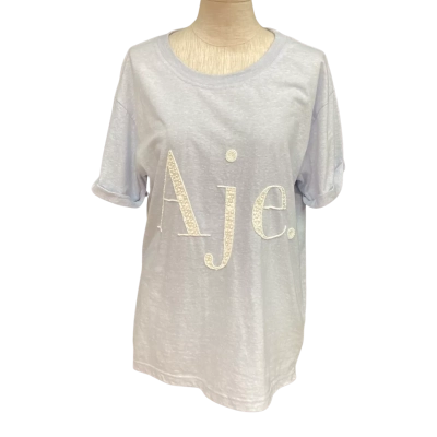 AJE Size S Short Sleeve T-Shirt Blue 
