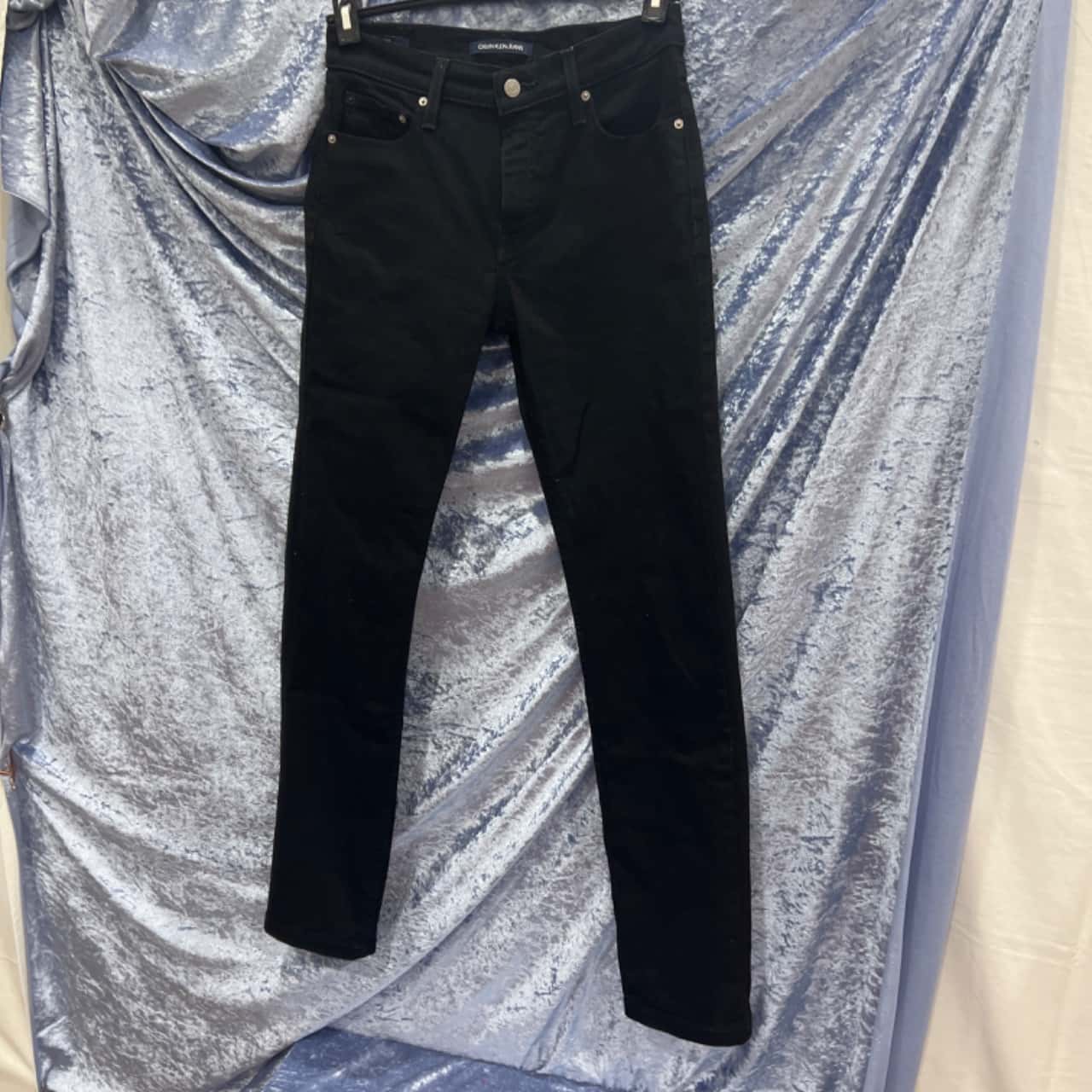 Calvin Klein Jeans Mens Black Jeans Size 27x30