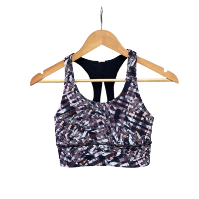 Lululemon Womens  Size 4 Sports Top Grey / Purple 