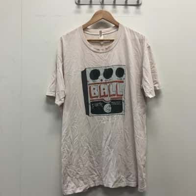  CB Mens Short Sleeve Park Music T-shirt White 