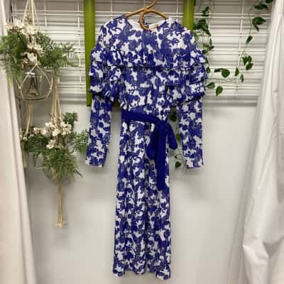 Ted Baker Brand New Womens  Size 2 Maxi Dress Multicoloured 