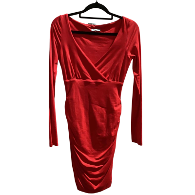 BNWT Kookai Womens  Pippa Midi Dress Size 1 / Size 8 Red RRP $130