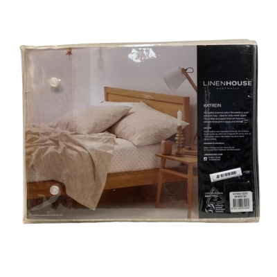 LinenHouse Single Sheet Set Katrein Taupe
