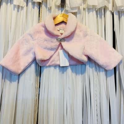 Ollies Place Kids Size 4 Pink Stole 