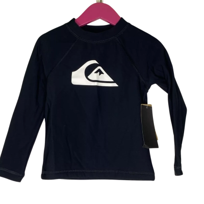 Quicksilver Kids  Size 4 Black  / White Top