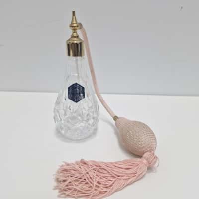 Vintage Stuart Crystal Perfume Atomiser, Made in Great Britain 