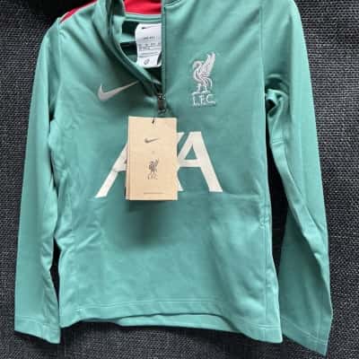 Nike Kids Liverpool Jumper Green XS